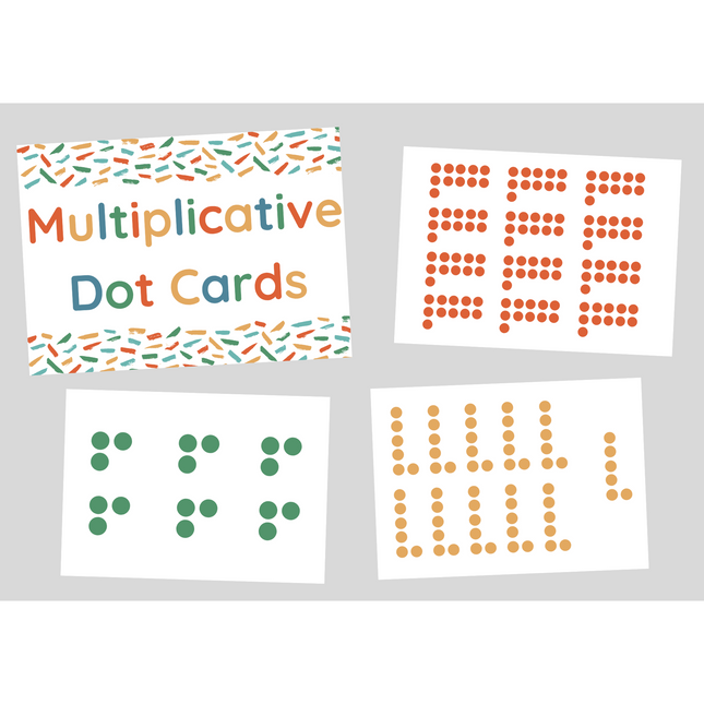Multiplicative Dot Cards