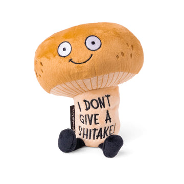 "I Don't Give A Shitake" Plush Mushroom - Sensory Circle