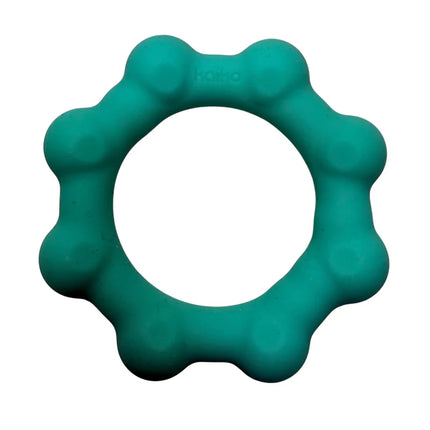 Octopop - Quiet. Wearable. Satisfying teal sensory fidget ring designed for calming and tactile stimulation.