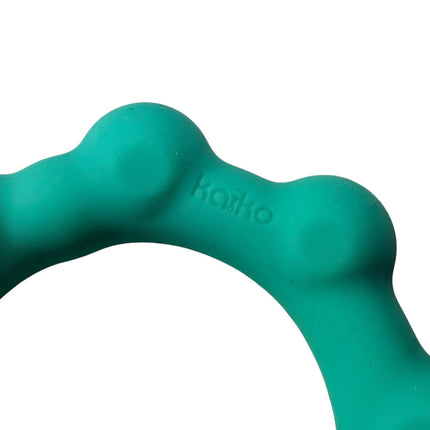 Octopop - Quiet. Wearable. Satisfying teal sensory fidget ring with textured bubbles by Kaiko, ideal for calming.