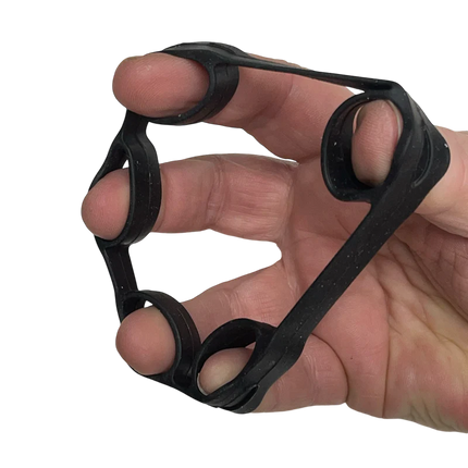 5 Piece Hand Grip Set by Kaiko - for Regulation and Improved Function held on fingers to exercise hand strength