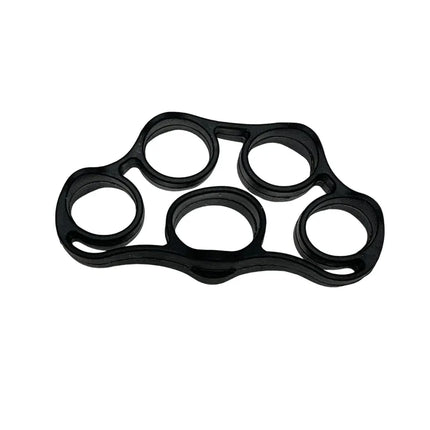 5 Piece Hand Grip Set by Kaiko - for Regulation and Improved Function in black durable plastic for hand exercise and therapy