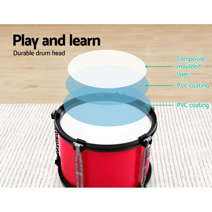 Keezi Kids 7 Drum Set Junior Drums Kit Musical Play Toys Childrens Mini Big Band Dropshipzone