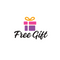 Pink and purple gift box with orange bow above Free Gift x 1 text, helping families thrive with calm tools