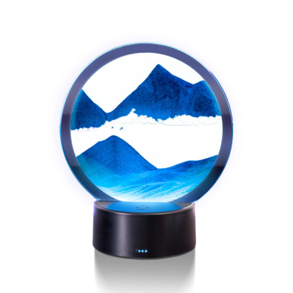 Blue LED Sand Art - Sensory Circle