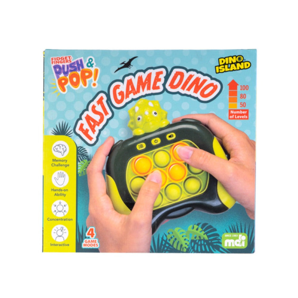Dino Island Push & Pop Fast Game - Sensory Circle