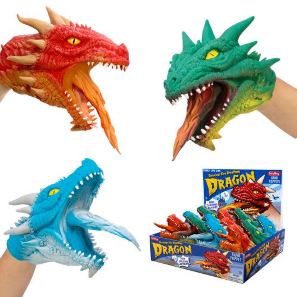 Schylling – Dragon Hand Puppets - Sensory Circle