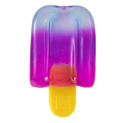 Schylling - Nice-sicle NeeDoh purple and yellow popsicle-shaped squishy fidget toy