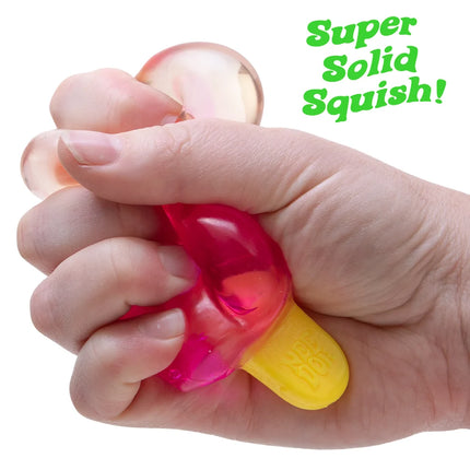 Schylling - Nice-sicle NeeDoh colourful squishy fidget toy squeezed in a hand