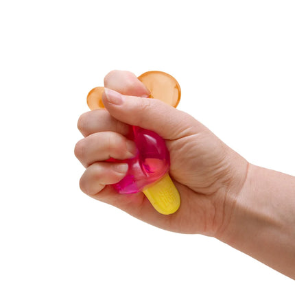 Schylling - Nice-sicle NeeDoh sensory squishy toy squeezed in a hand