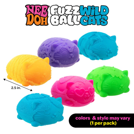 Schylling - Fuzz Ball Wild Cats NeeDoh
