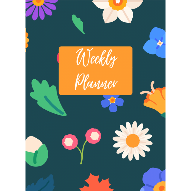 Weekly Planner - Floral The Teacher Author
