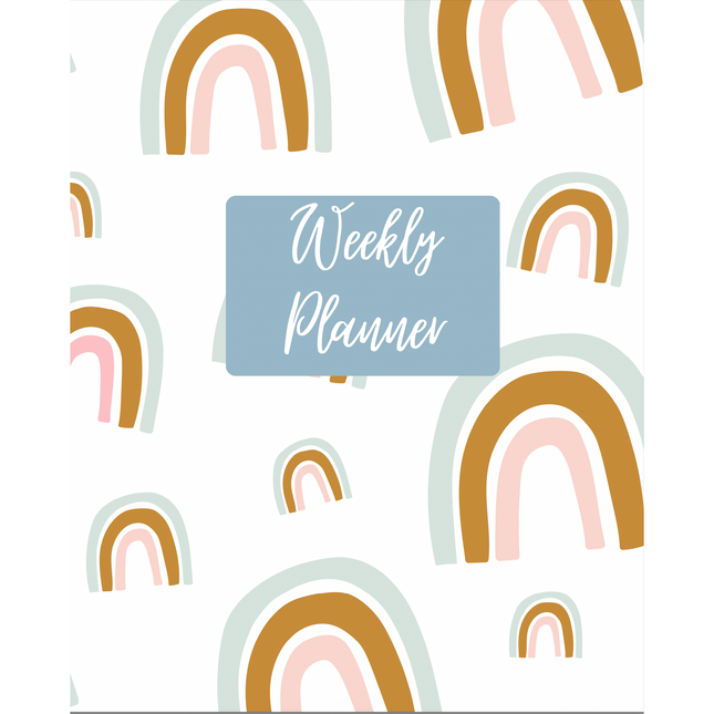 Weekly Planner - Rainbow The Teacher Author