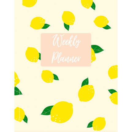 Weekly Planner - Lemons