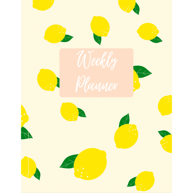 Weekly Planner - Lemons