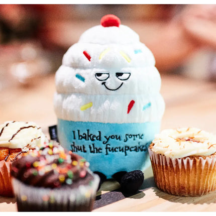 "I Baked You Some Shut The Fucupcakes" Plush Cupcake William Valentine