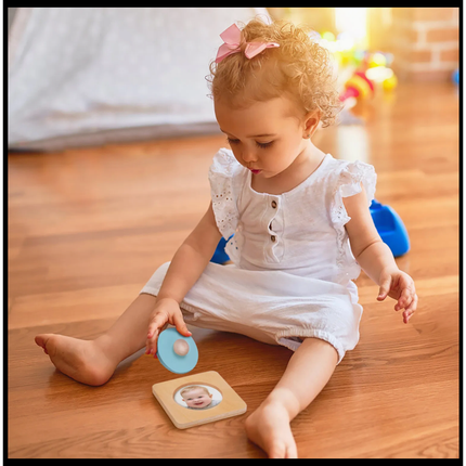 Wooden Montessori Educational Toy Box for Baby 7-12 Months