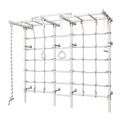 Sensory Climbing Monkey Bars Ladder with ropes, rings, and ladder supports physical activity and sensory development.