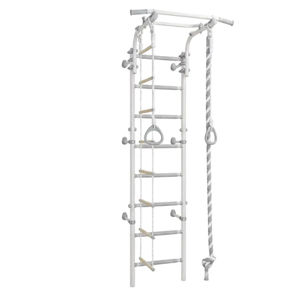 Sensory Swedish Wall Bars - Adjustable with climbing rope and wooden rungs to support active play and sensory development.