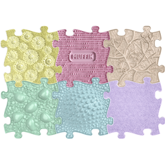 Muffik Tots Sensory Playmat Set 2 PASTEL TINNITOTS