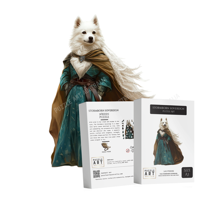 Stormborn Sovereign Spitz Wooden Puzzle