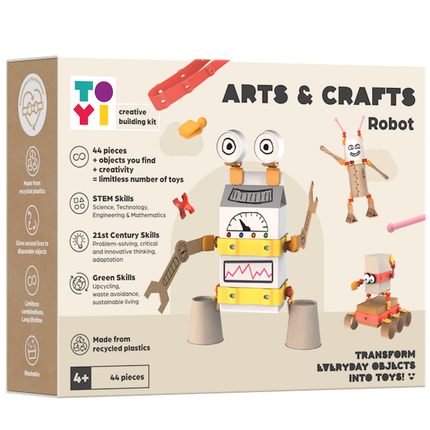 Robot Building Arts and Crafts Kit - Toyi TINNITOTS