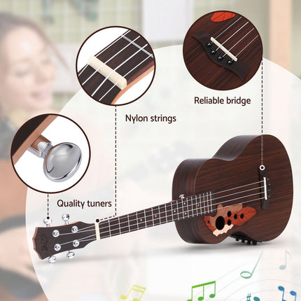 Alpha Ukulele 30 Inch with EQ 18 Frets Dropshipzone