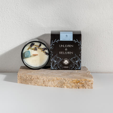 Unlearn & Relearn Crystal Candle - Sensory Circle