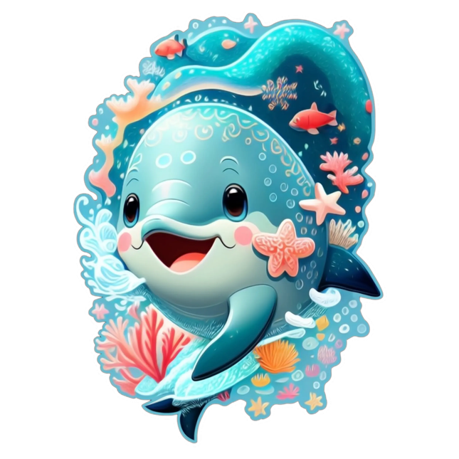 Happy Dolphin - Sensory Circle