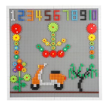 (NEW) STEM Gear & Peg Construction Set JoyKids