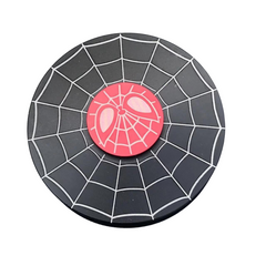 Spider Metal Fidget Spinner with black web design and red center, helping families thrive with calm and focus.