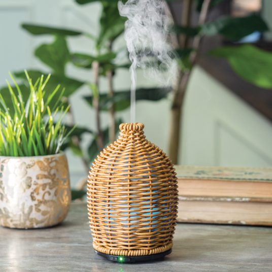 Wicker Vase Ultrasonic Aroma Diffuser Dropshipzone
