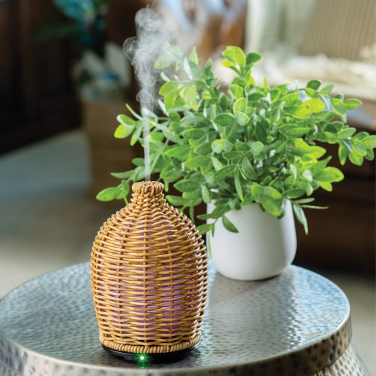 Wicker Vase Ultrasonic Aroma Diffuser Dropshipzone
