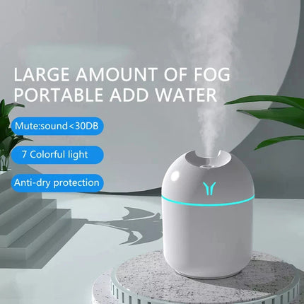 NNEOBA 250ML Mini Aroma Oil Diffuser & Humidifier with LED Night Lamp Dropshipzone
