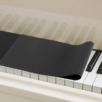 Piano Keyboard Dust Cover - Keyboard Protective Cover - Piano Dust Cover - Suitable for 88 Keys - Universal - Piano Protector - for Digital Electric Piano - for Electronic Keyboard, Digital Piano - Black Dropshipzone