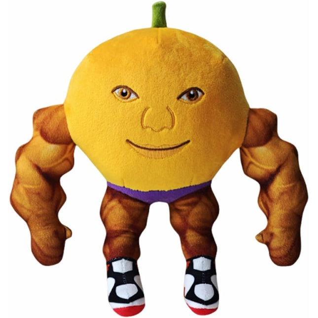 Italian Brainrot Plush, 25 cm U Din Din Din Din Dun Ma Din Din Din Dun Orange Bodybuilder Plush Pillow for Video Game Fans Bodybuilder-tfrf Bodybuilder