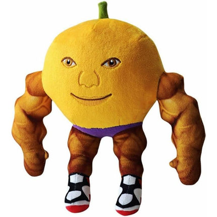 Italian Brainrot Plush, 25 cm U Din Din Din Din Dun Ma Din Din Din Dun Orange Bodybuilder Plush Pillow for Video Game Fans Bodybuilder-tfrf Bodybuilder