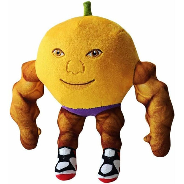 Italian Brainrot Plush, 25 cm U Din Din Din Din Dun Ma Din Din Din Dun Orange Bodybuilder Plush Pillow for Video Game Fans Bodybuilder-tfrf Bodybuilder