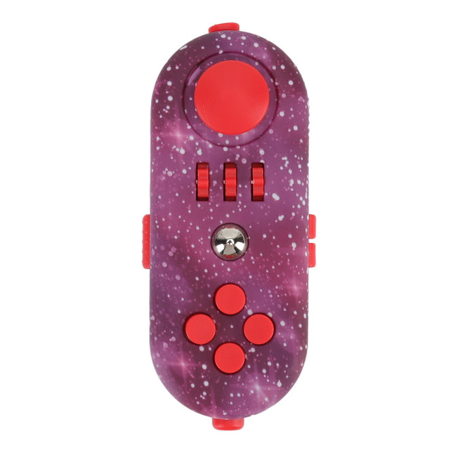 Fidget Toy Reduce Stress Relax Mood Portable Anxiety Sensory EDC Toy Sensory Fidgets Controller Pad 10 Star Purple