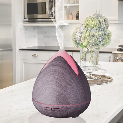 Essential Oils Ultrasonic Aromatherapy Diffuser Air Humidifier Purify 400ML - Violet Dropshipzone