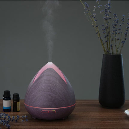Essential Oils Ultrasonic Aromatherapy Diffuser Air Humidifier Purify 400ML - Violet Dropshipzone
