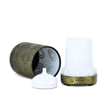 activiva 100ml Metal Essential Oil and Aroma Diffuser-Vintage Gold Dropshipzone