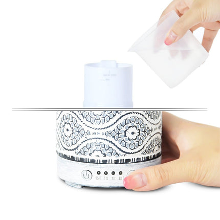 activiva 100ml Metal Essential Oil and Aroma Diffuser-Vintage White Dropshipzone