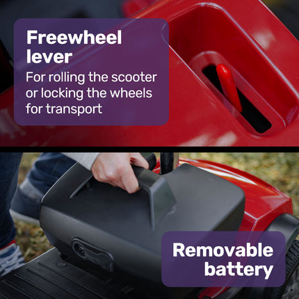 EQUIPMED Mobility Scooter Electric Motorised Power Portable 4 Wheel Folding - Sensory Circle