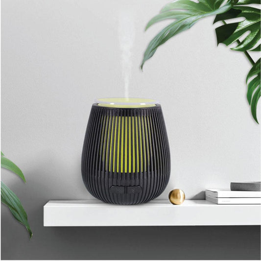 Essential Oil Aroma Diffuser USB - 100ml Black Portable Ultrasonic Car Humidifier