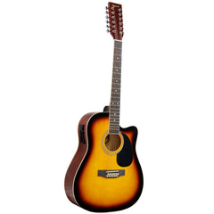 Karrera Acoustic Guitar 12-String with EQ - Sunburst Dropshipzone