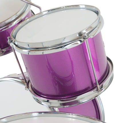 Karrera Childrens 4pc Drum Kit - Purple Dropshipzone