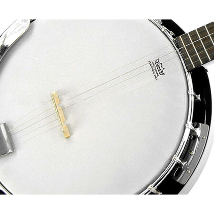 Karrera 5 String Resonator Banjo - Black - Sensory Circle