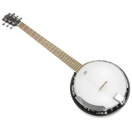 Karrera 6 String Resonator Banjo -  Black Dropshipzone