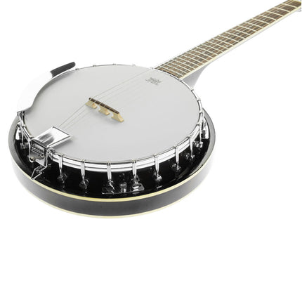Karrera 6 String Resonator Banjo -  Black Dropshipzone